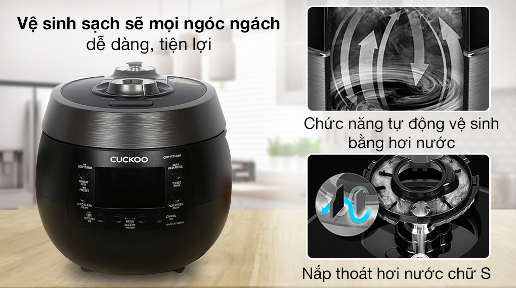 Cách sử dụng và vệ sinh nồi cơm điện Cuckoo đúng cách