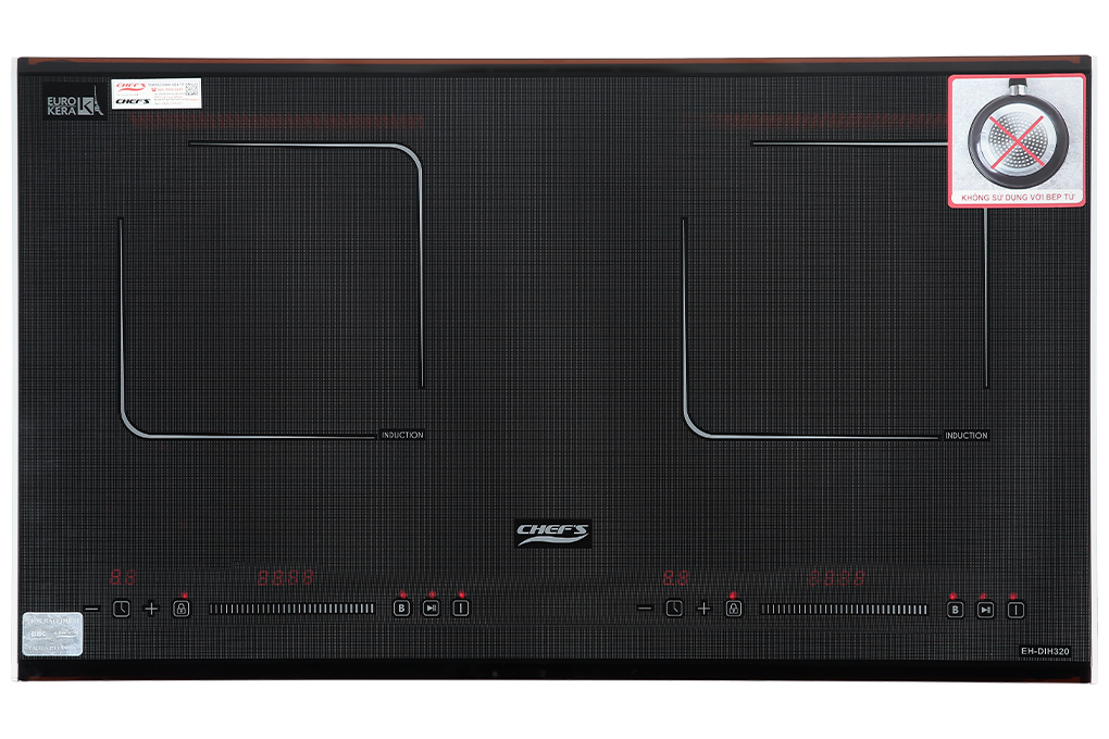 Đánh giá chi tiết bếp từ đôi Chef's EH-DIH320