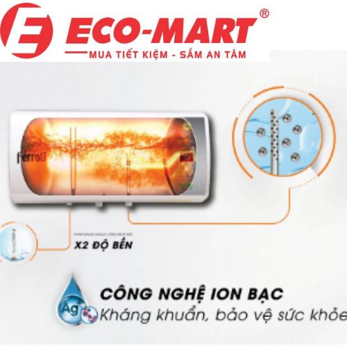 Năn 2024 Ferroli đã đột phá với bình nóng lạnh sạch an toàn và tiết kiệm