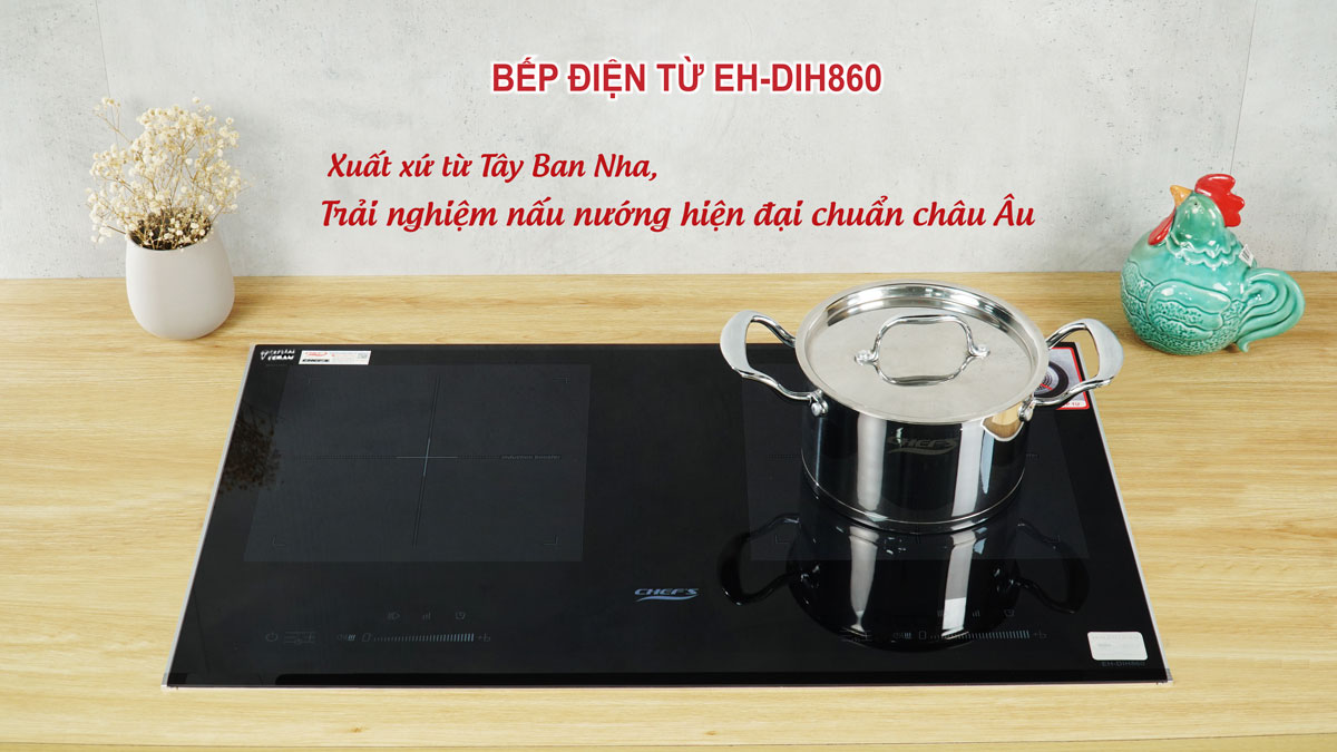 Đánh giá chi tiết bếp từ đôi Chef's EH-DIH860