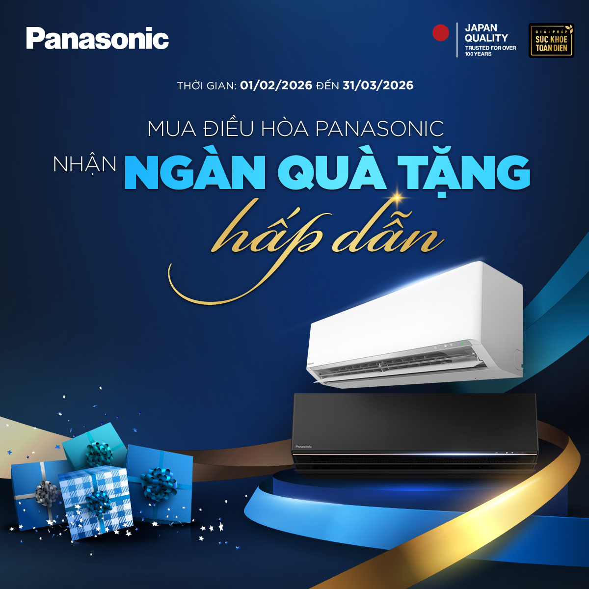 MUA ĐIỀU HÒA PANASONIC – NHẬN NGÀN QUÀ TẶNG HẤP DẪN