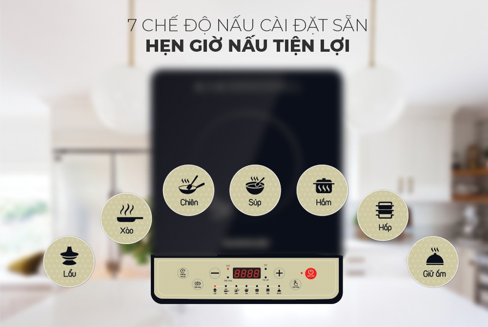 Đánh giá chi tiết bếp từ đơn Sunhouse SHD6158