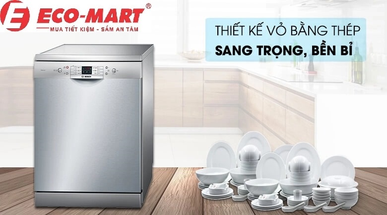 Đánh giá chi tiết máy rửa bát Bosch SMS63L08EA – Lý do nên mua?