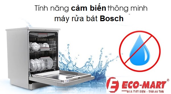 Cảm Biến Thông Minh Trong Máy Rửa Bát Bosch SMI6ZCS49E Serie 6 - Rửa Sạch Không Cần Lo Lắng
