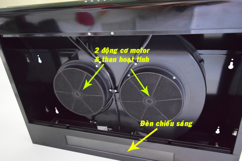 Máy hút mùi thường sử dụng loại động cơ gì?