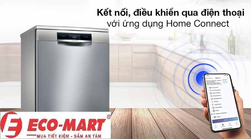 Điều khiển máy rửa bát Bosch từ xa bằng Home Connect - Tiện thật hay chỉ là thêm thắt?