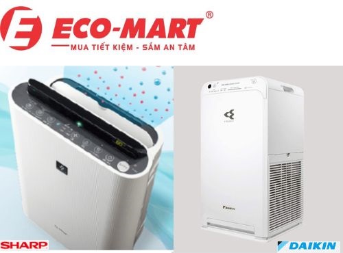 Nên mua máy lọc không khí Daikin hay máy lọc không khí Sharp