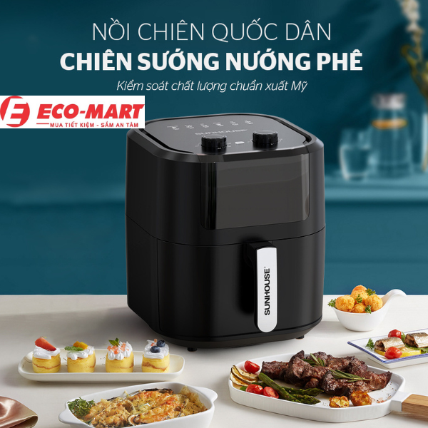Nồi chiên không dầu Sunhouse SHD4036 mới ra 2023 có tốt không?