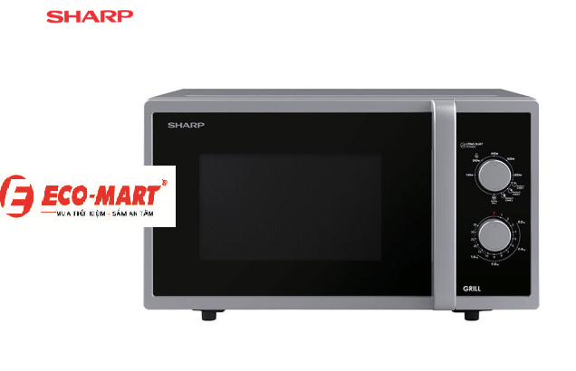 Review chi tiết lò vi sóng có nướng Sharp cơ R-G322VN 23 lít