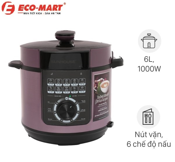 Ưu Điểm Nổi Bật Của Nồi Áp Suất Sunhouse SHD1657
