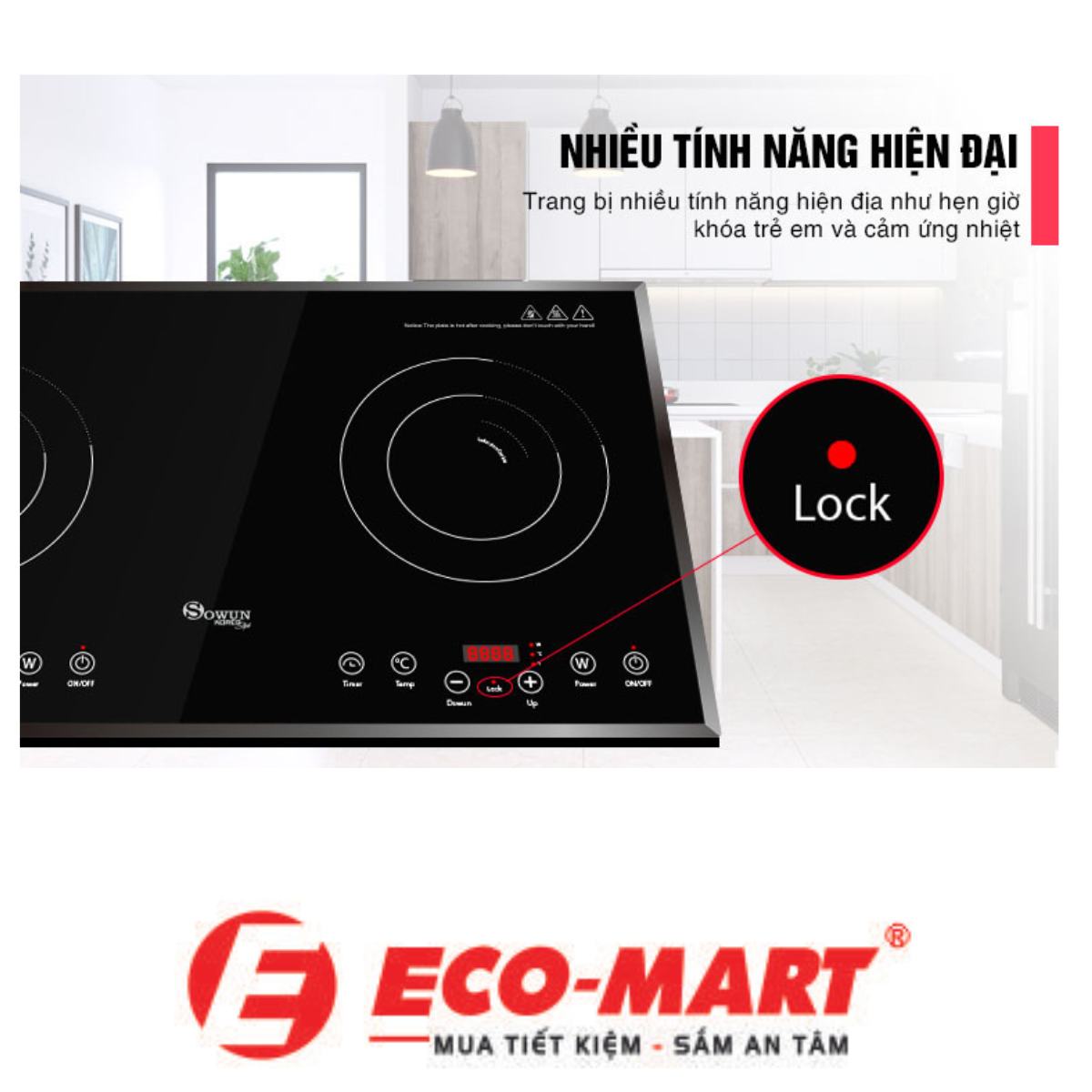 Những điều cần lưu ý khi mua bếp từ đôi Sowun