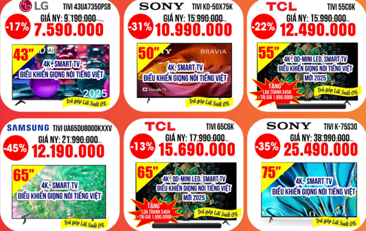 3 NGÀY VÀNG" TẠI ECO-MART – MUA TV GIÁ TỐT, NHẬN QUÀ KHỦNG (30/5 – 1/6)