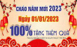 Mừng Tết dương lịch 2023. Siêu thị ECO-MART  khuyến mại từ 01/01/2023 -05/01/2023