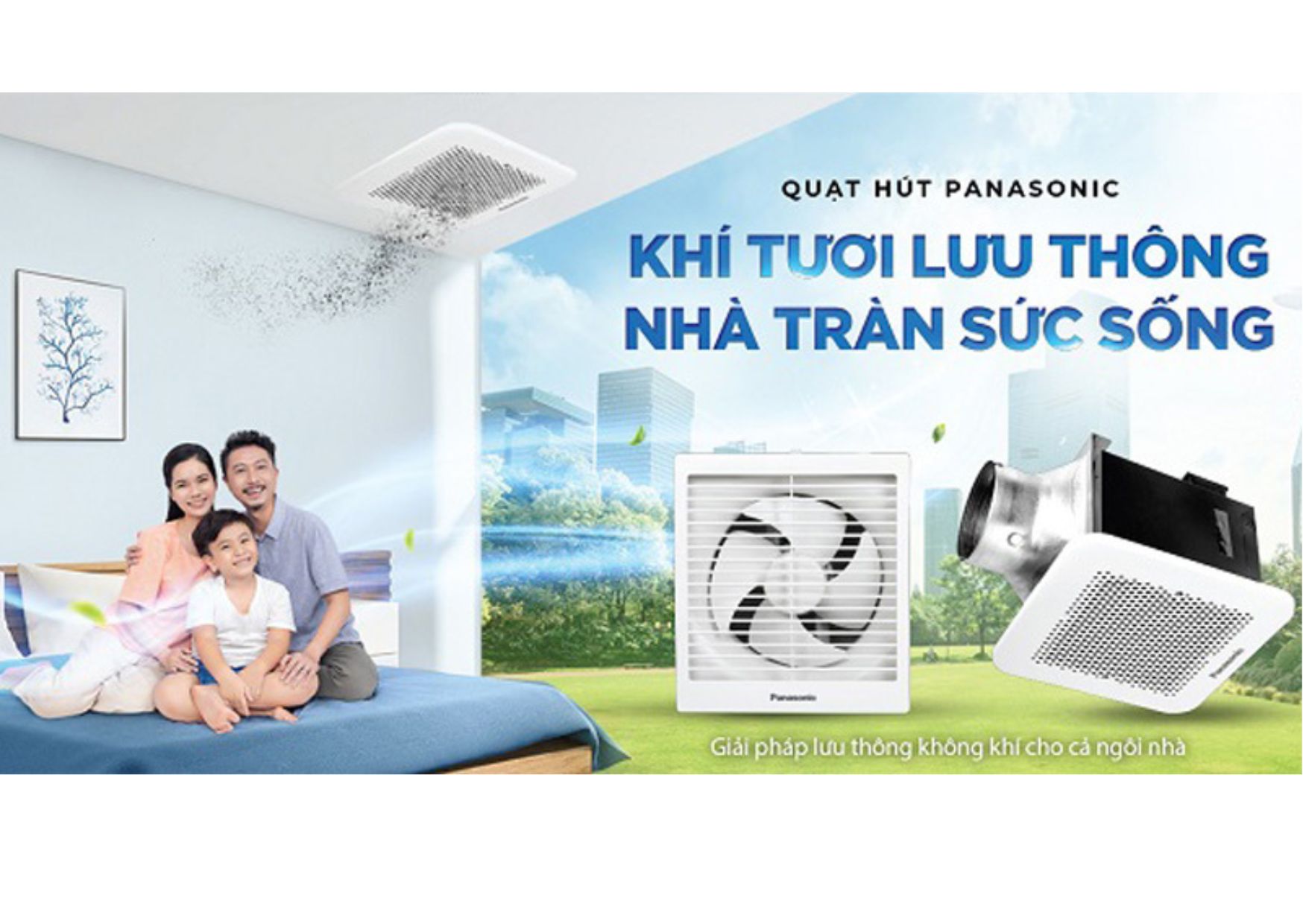 Top 5 quạt thông gió Panasonic