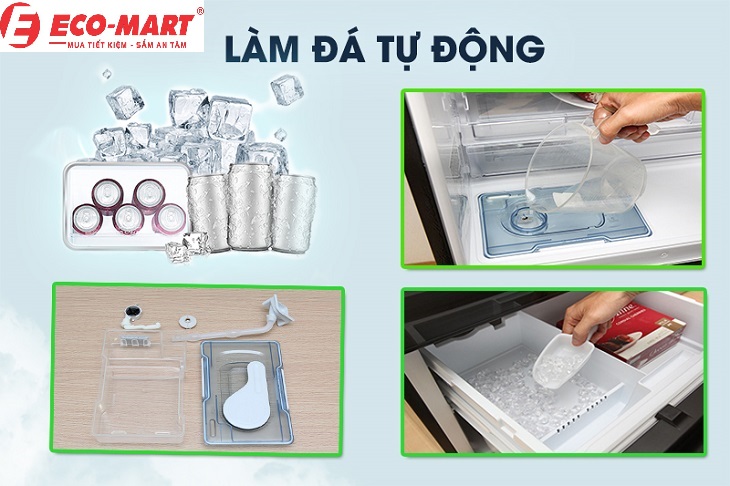 Tính năng và lợi ích của làm đá tự động trên tủ lạnh mà bạn chưa biết