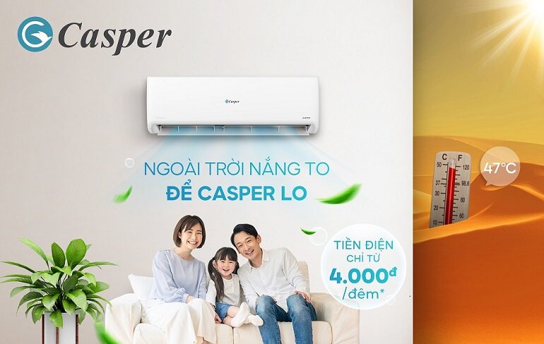 Điều hòa CASPER có Tốt ? 6 lý do nên mua điều hòa Casper 2023