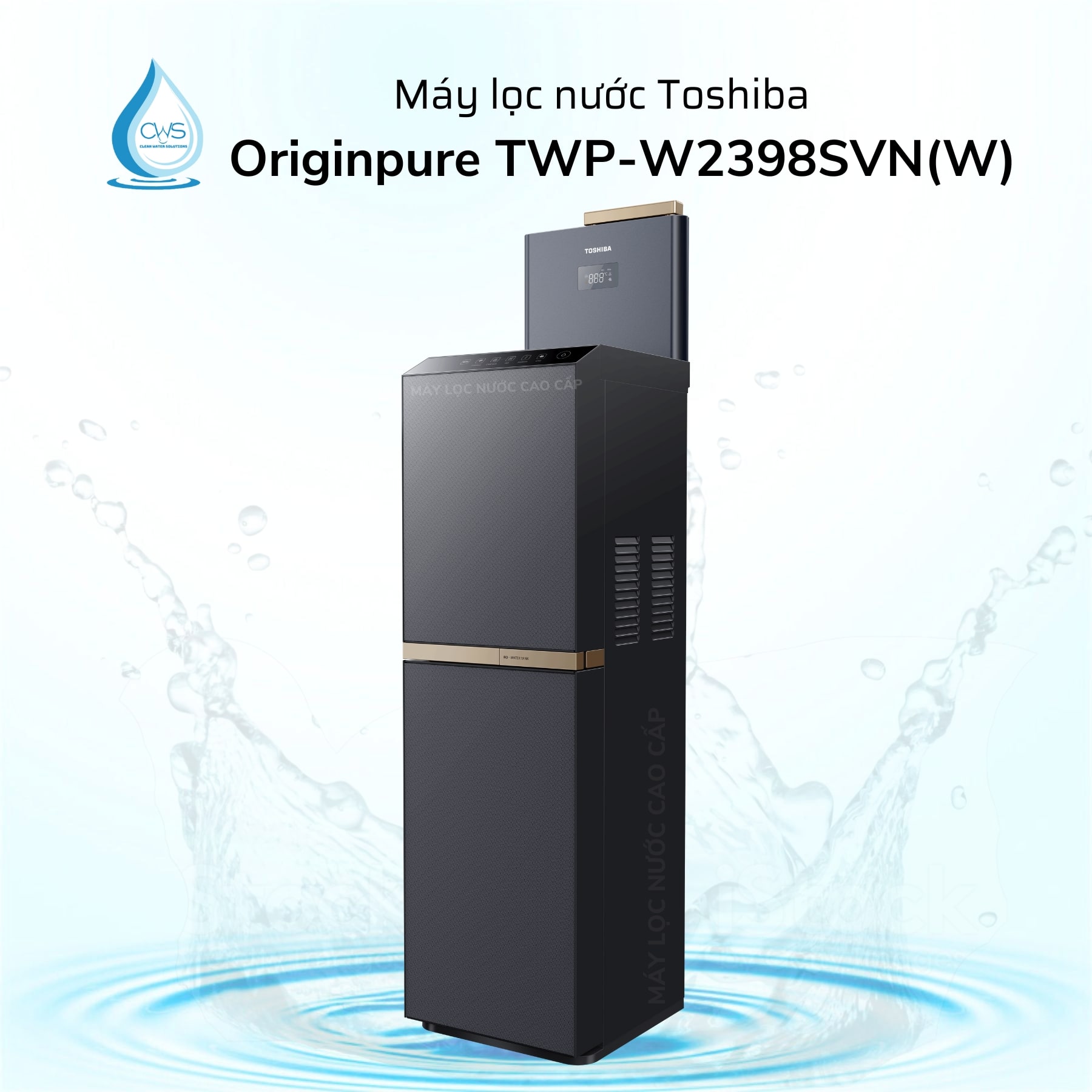 Đánh giá chi tiết máy lọc nước Toshiba TWP-W2398SVN(M)