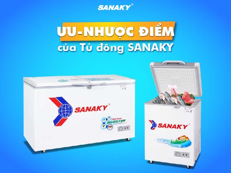 Những ưu điểm và nhược điểm của tủ đông Sanaky mà bạn nên biết