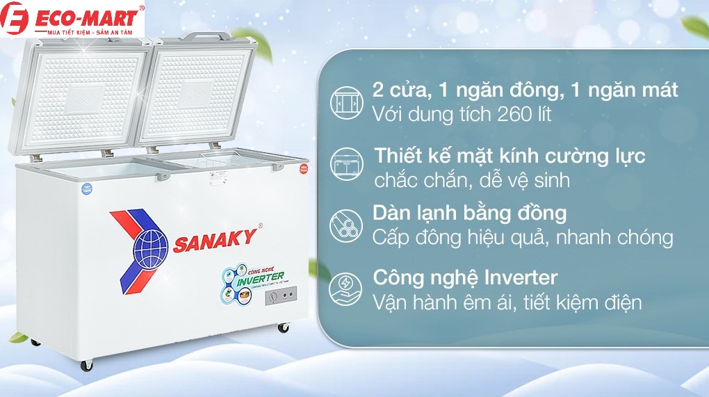 VH-3699W4K khám phá tủ đông 2 chế độ với nhiều ưu điểm nổi bật