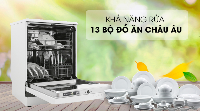 Máy rửa bát rửa được bao nhiêu bộ bát đĩa ?