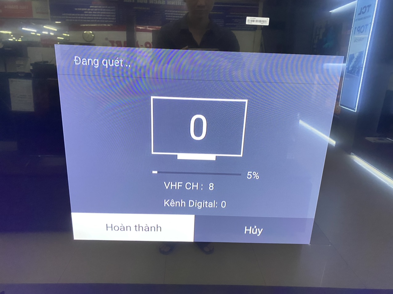 Hướng dẫn dò kênh trên tivi TCL 2023 chạy Google TV