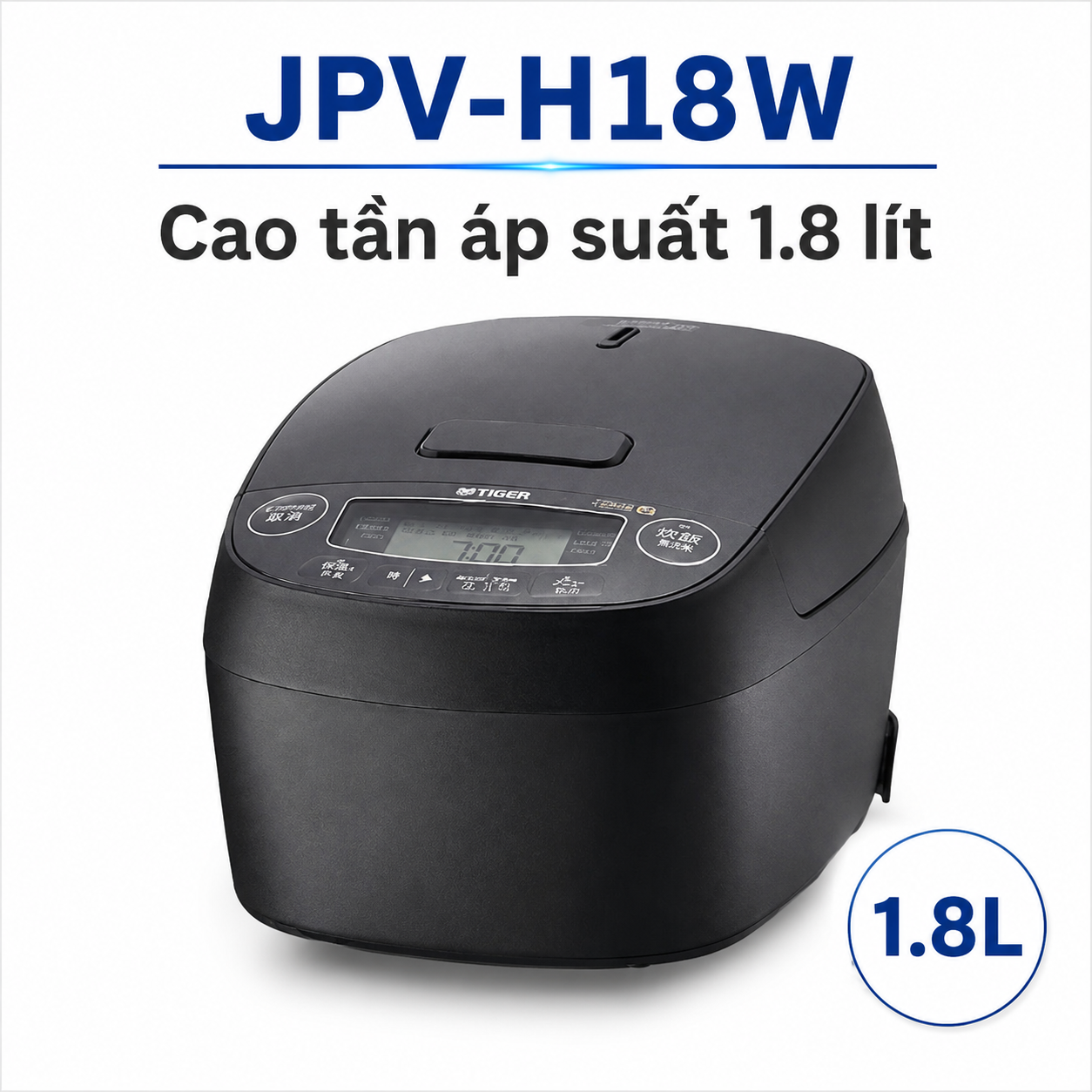 Nồi cơm điện tử cao tần áp suất IH Tiger JPV-H18W