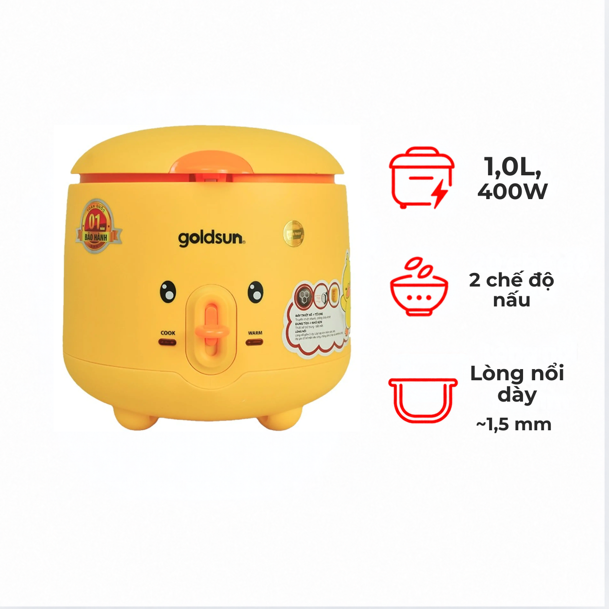 Nồi cơm điện Goldsun GRC5020
