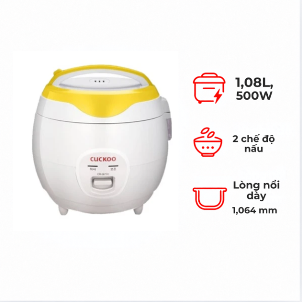 Nồi cơm điện Cuckoo CR-0671/YWVNCV 1.08 lít