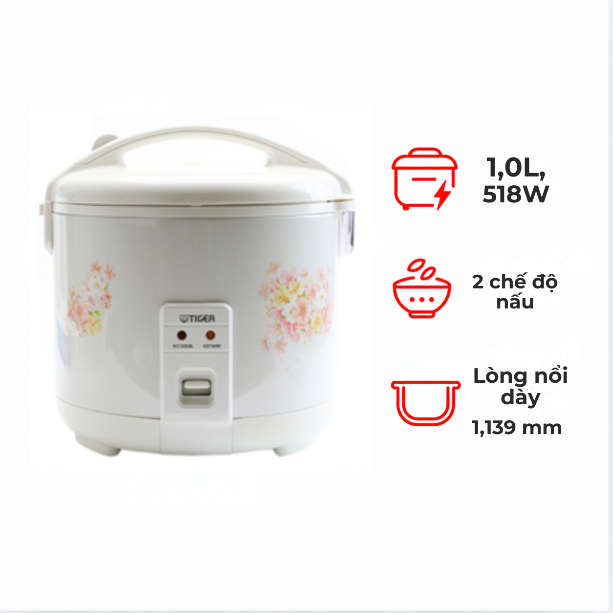 Nồi cơm điện Tiger JNP1000 1 lít