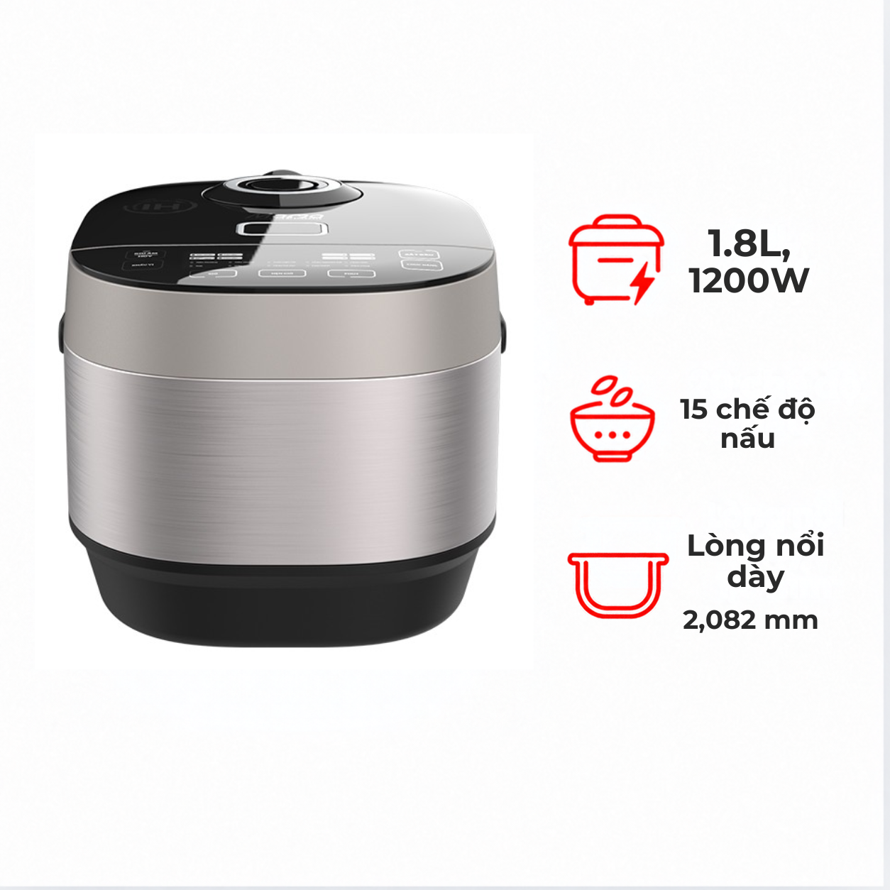 Nồi cơm điện cao tần Sunhouse Mama SHD8959 1.8 lít