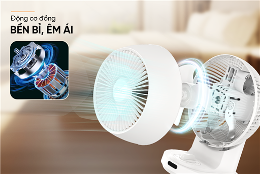 Quạt tuần hoàn Sunhouse Apex APF7310W 3 cánh 22W