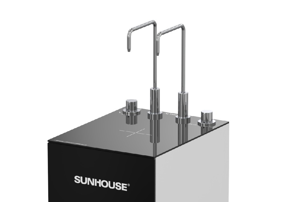 Máy lọc nước RO Hydrogen UltraPURE Sunhouse SHA76211KL 10 cấp lọc nóng nguội lạnh 2 vòi chip 2 vòi