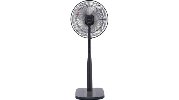 Quạt cây Mitsubishi LV16S-RA CY-GY 3 cánh 47W màu xám đậm có điều khiển từ xa