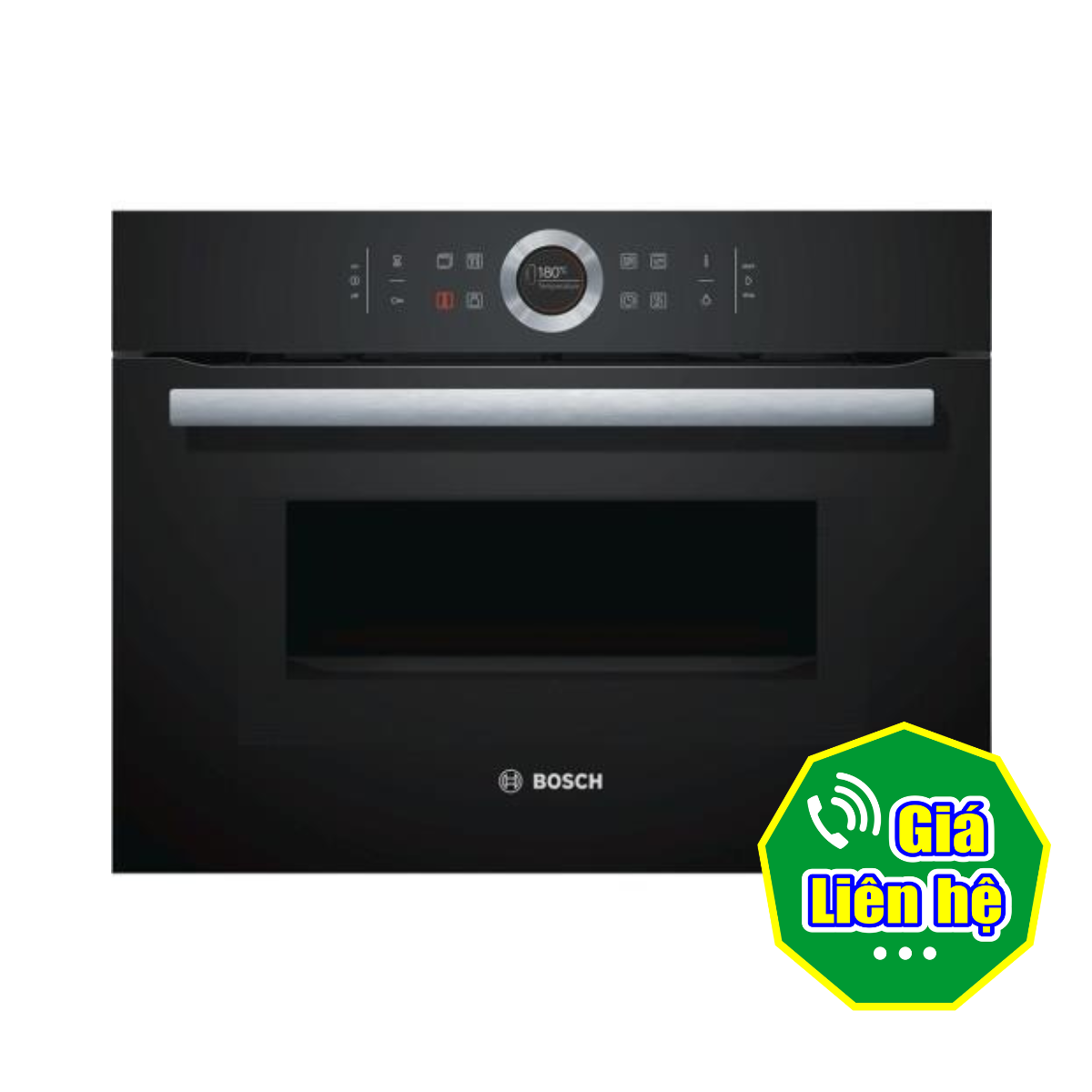 Lò vi sóng có nướng âm tủ Bosch CMG633BB1 Seri 8 900W/3600W 71 lít