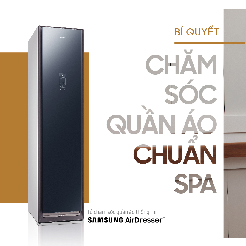 Tủ chăm sóc giặt sấy Samsung DF60R8600CG/SV 5.2Kg