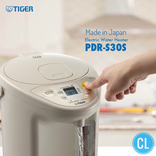 Bình thuỷ điện TIGER PDR-S30W 3L xuất xứ nhật bản