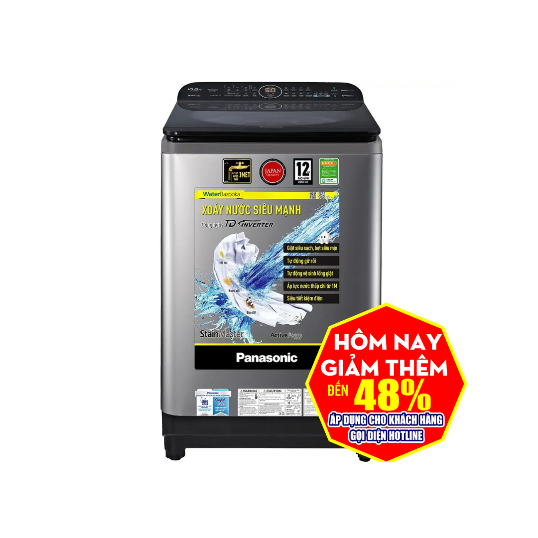 Máy giặt Panasonic NA-FD95X1LRV cửa trên 9,5 KG