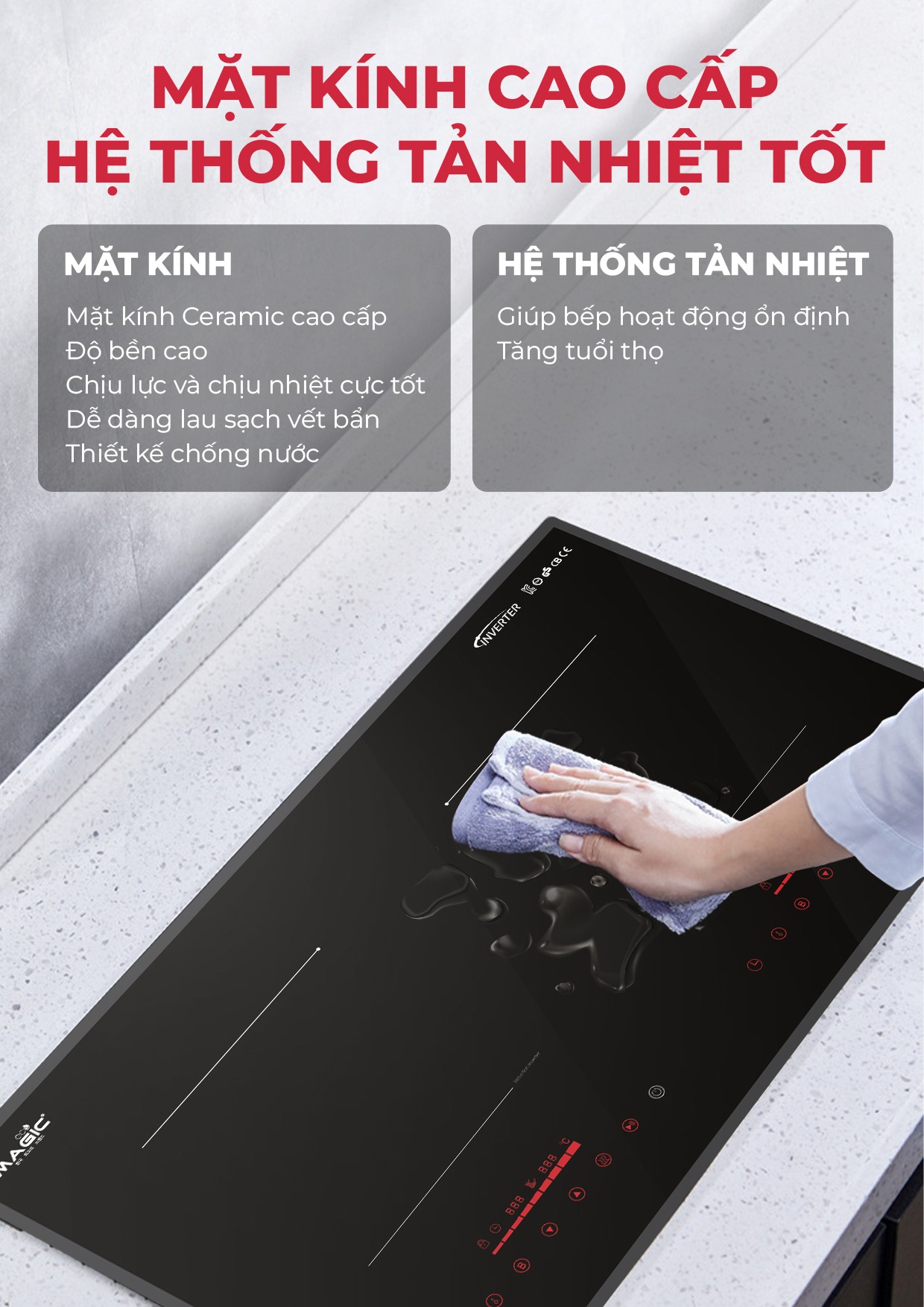 Bếp từ đôi Magic AC-211