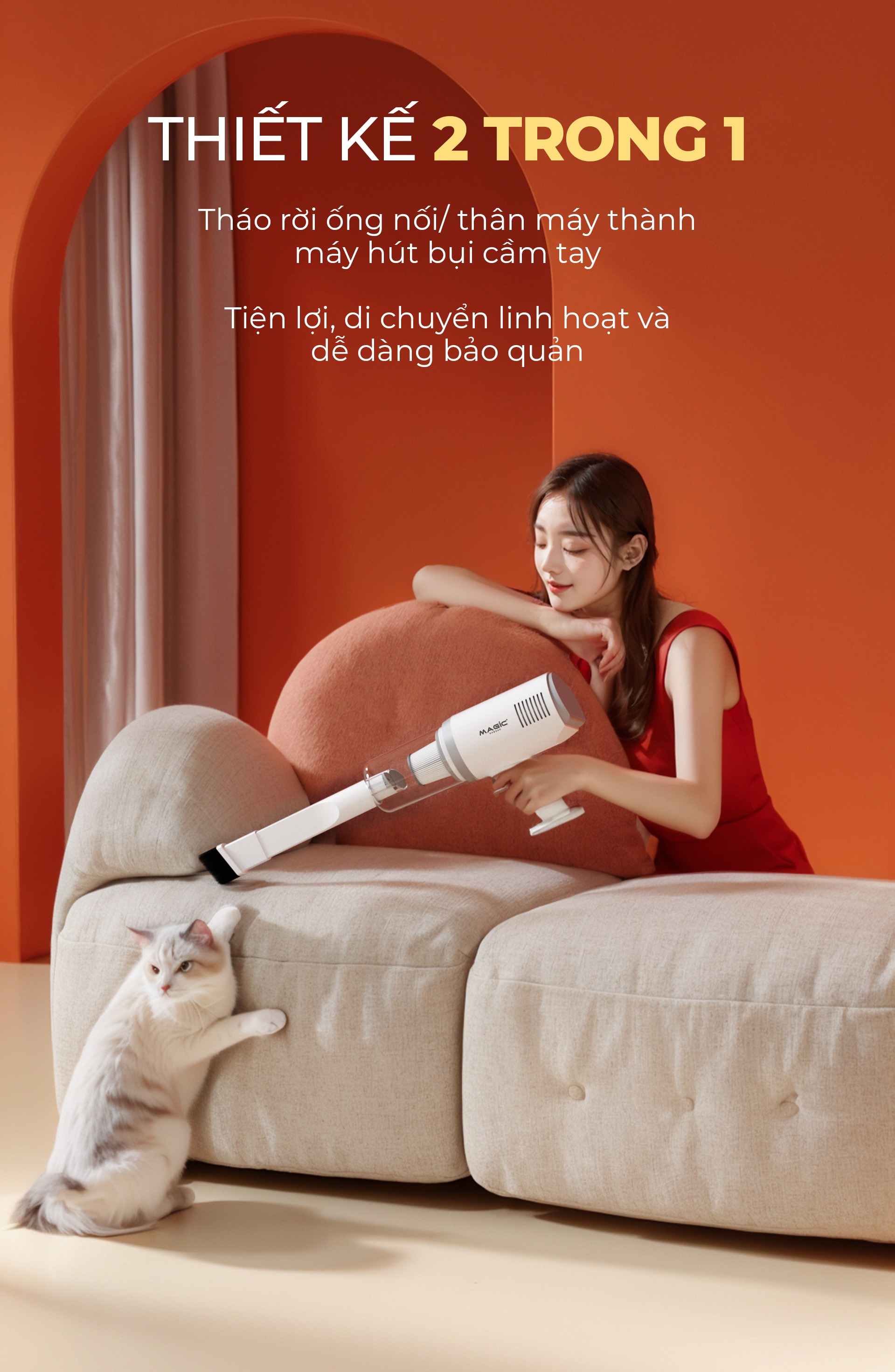 Máy hút bụi cầm tay Magic A061