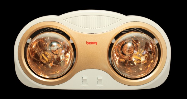Đèn sưởi nhà tắm 2 bóng Benny BHT550W, 550W, 2 bóng