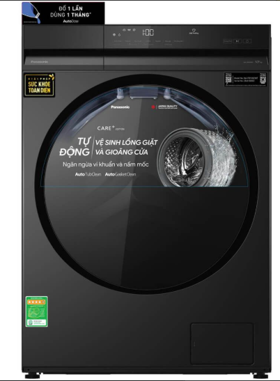 Máy giặt Panasonic NA-22VDW1BVT cửa trước 11kg giặt có phân bổ nước giặt