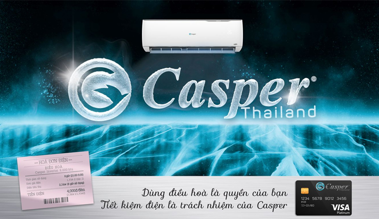 Điều hòa Casper 1 chiều  Inverter 24.000BTU TC-24IS36(I/O)