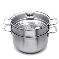 Nồi Xửng Inox 3 Đáy Cao Cấp 26Cm FSNX26001