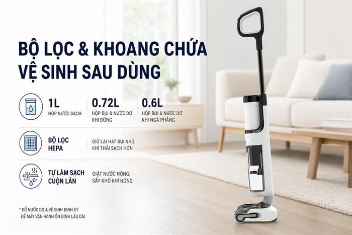 Máy hút bụi lau sàn khô ướt TINECO S6 MAX