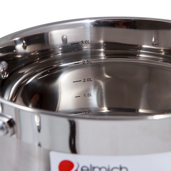 Bộ nồi Elmich Ibiza EL0124 2350124 3 chiếc inox 3 lớp