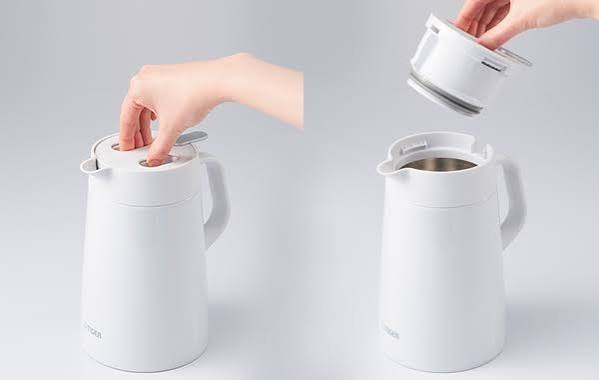 Bình thủy giữ nhiệt chân không Tiger PWO-A200-W 2.0L, trắng