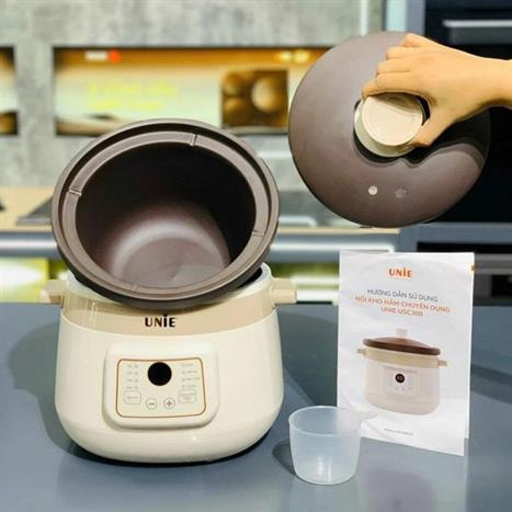 Nồi nấu chậm UNIE USC308 dung tích 3L, 8 chức năng kho hầm