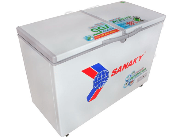 Tủ Đông Sanaky VH-2599W3 2 chế độ, Inverter 195 lít