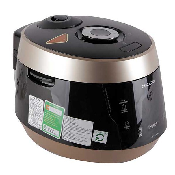 Nồi cơm điện tử Cuckoo CRP-PK1000S/BKCGVNCV 1.8 lít màu vàng đen
