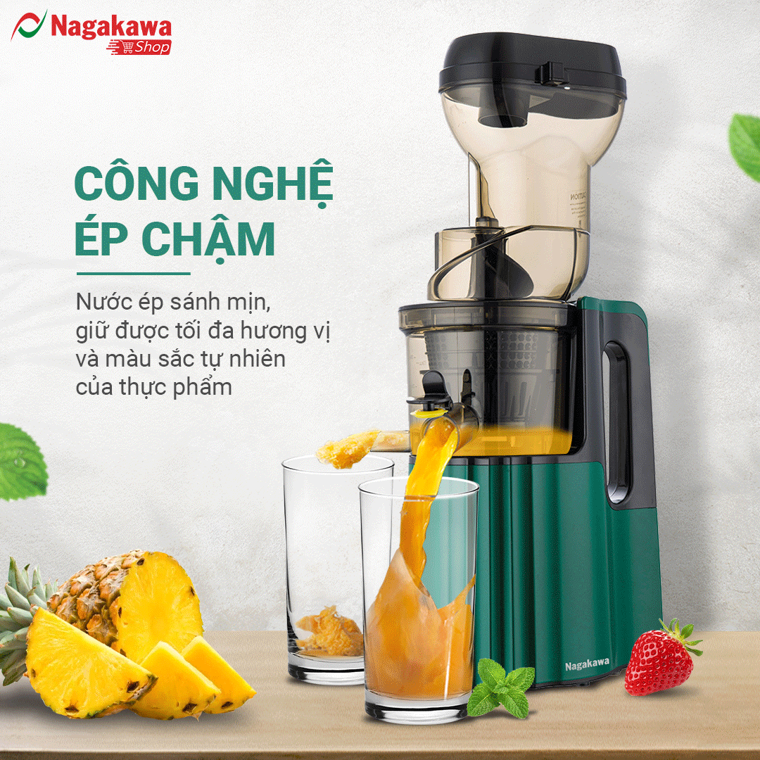 Máy ép chậm Nagakawa NAG0817